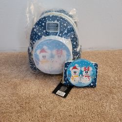 Loungefly Backpack And Wallet Mickey Mouse 