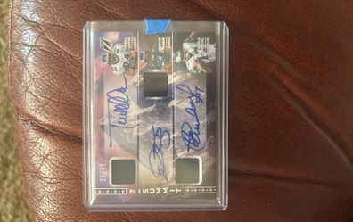 2024 Panini Zenith Mcnabb Owens Carmichael Z Summit Triple Auto /49