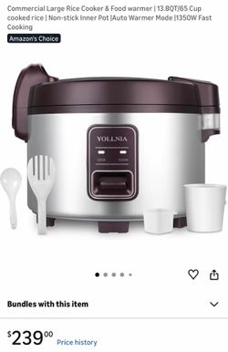 Commercial Large Rice Cooker & Food warmer