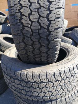 275/55R20 Goodyear Wrangler Kevlar Tires (4)