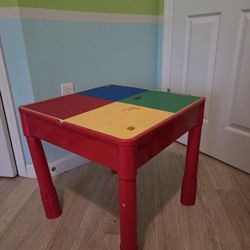 Kids LEGO/Duplo Activity Table – Red