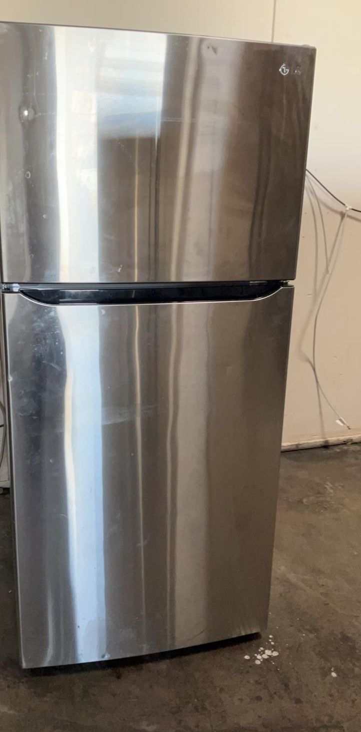 LG Top Mount Stainless Steel Fridge