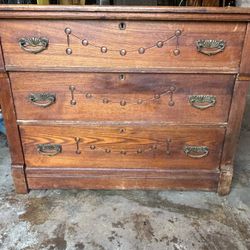 OLD Dresser 30 Inches Tall 18 Wide 40 Inches Long 