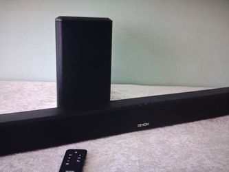 Denon Subwoofer and Soundbar system 175 Watt DHT S514 includes remote