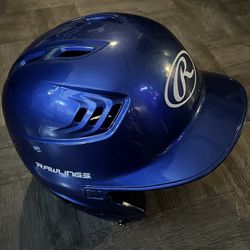 RAWLINGS Youth Baseball Batting Helmet Fits 6 ⅜”-7 ⅛"  Blue Cool Flo Sport Boy’s