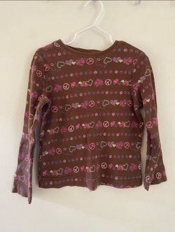 Garanimals -  Size 5 Girls Long Sleeve Shirt - Pre-owned - Good Condition - Soft Fabric