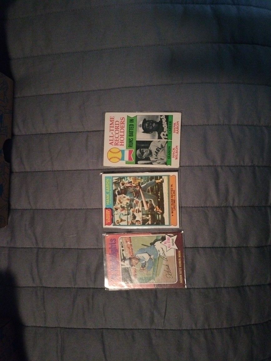 Hank Aaron baseball Cards