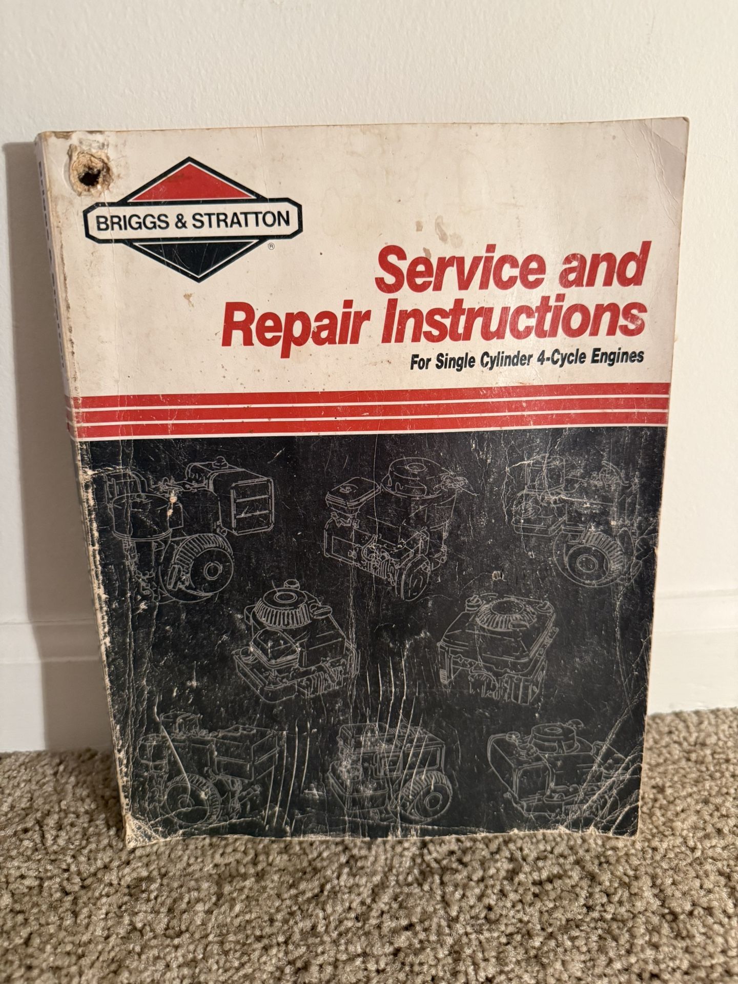 1989 Briggs & Stratton Service & Repair Instructions 1 Cylinder 4-Cycle Engine