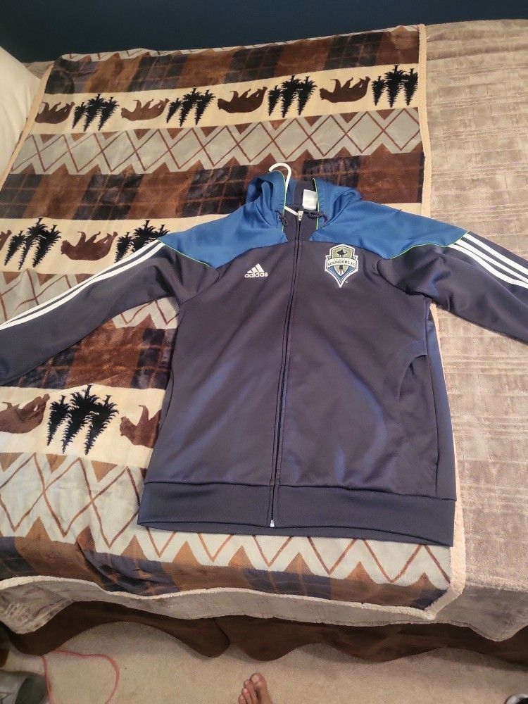 Adidas Seattle Sounders Fc Jacket... Like New!