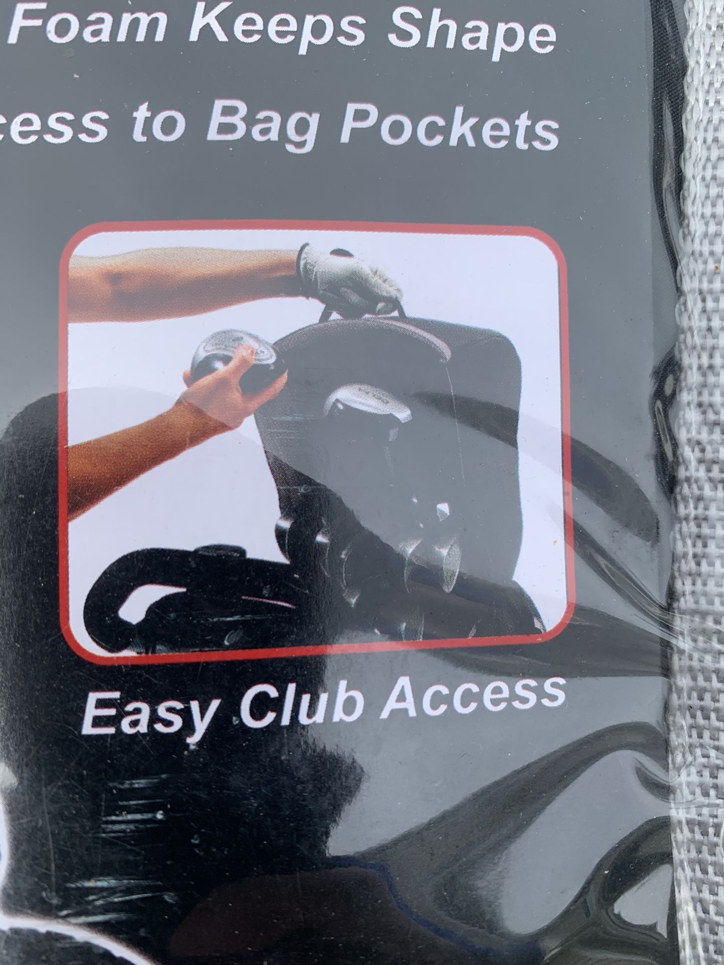 Rain Tek Waterproof Rain Protection Cover For Golf Bag W/Hood For Golf