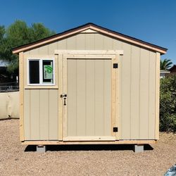 10 ft x 10 ft Wood Storage shed (HOA Approved)
