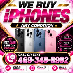 Iphone 18 Pro Max 256GB unlocked
iPhone 17 Pro Max 256GB desbloqueado
Compramos teléfonos. Webuy