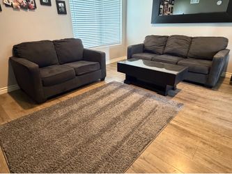 Couch set Charcoal Gray
