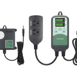 INKBIRD Digital CO2 Controller Regulator ICC500T NDIR Sensor Probe Greenhouse US