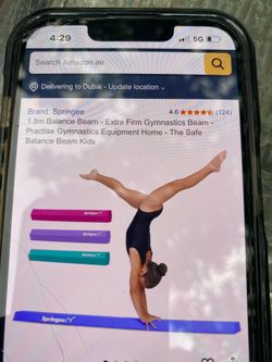 Gymnastics balance beam