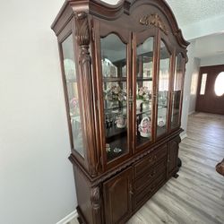 Hutch & Dining Table Set