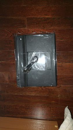 Black ipad laptop case