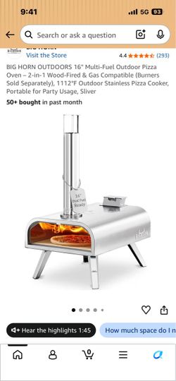 Big horn pallet pizza cooker