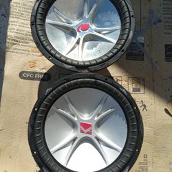 Two Kicker 15's  & Brand New Custom Ported Enclosure- Read Ad