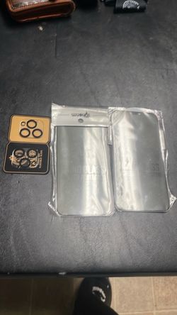 2 premium tempered glass screen protectors and 2 camera large arc flexible glass