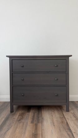 Dresser Dark Gray IKEA Hemnes 3-Drawer
