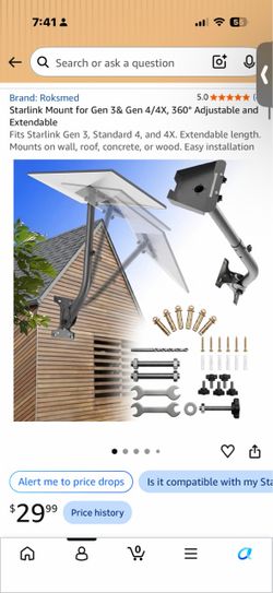 Roksmed Starlink Mount Gen 3 & Gen 4/4X