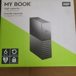 My Book WD 6TB External Hard Drive  New In Box 40 Obo