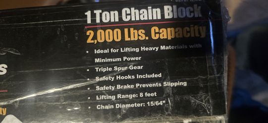 Big Red hoist