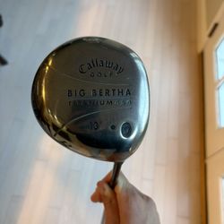 Callaway Big Bertha Titanium 454 13 Degree Driver-Ladies