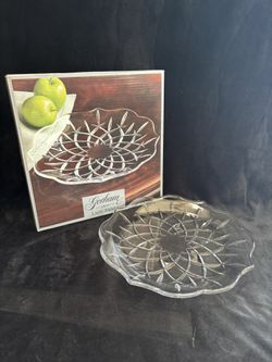14” Crystal Platter 