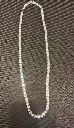 moissanite tennis chain