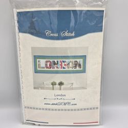 DMC London Cross Stitch Detailed Chart Pattern Scenic Tourist Attractions RARE