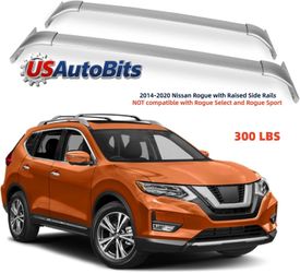 Aluminum Roof Rack Cross Bar X Bar Luggage Carrie For 2014-2020 Nissan Rogue