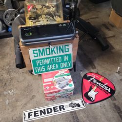 6 Misc. Items, Vintage & Modern Fender, Harley, etc.