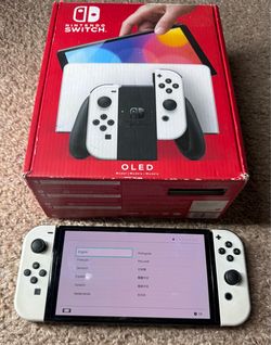 Nintendo Switch Oled with 128GB SD Card