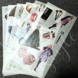 Fashion Themed Sticker Set