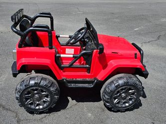 Red Ride on Car