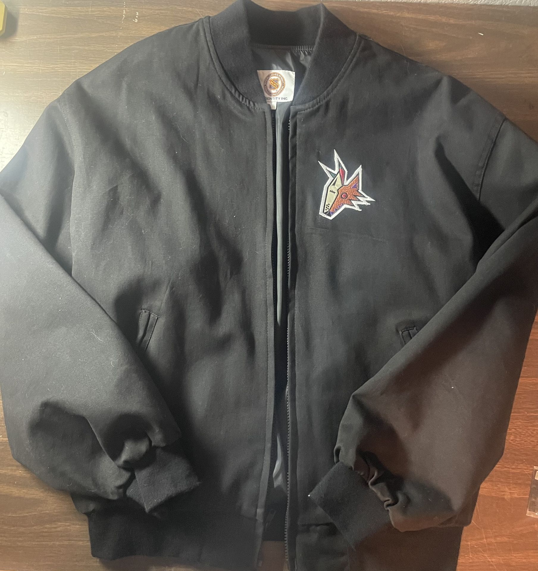 Vintage Official Phoenix Arizona Coyotes Jacket Identity Inc. Large