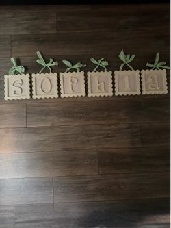 Letter room decor