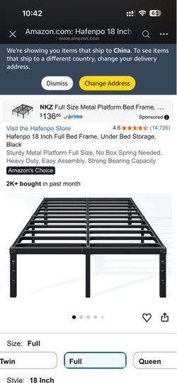 full size bed frame