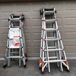 Little Giant Ladders Velocity 22-Foot Multi-Step Aluminum Ladder/Little Giant Ladders Leveler 2.0 M2