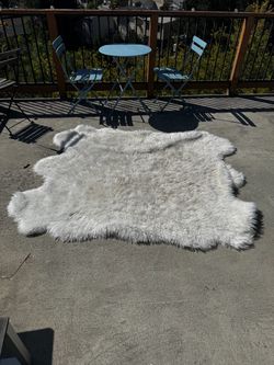 Faux Sheepskin Shag Area Rug