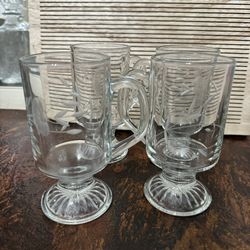 Princess House Heritage Set Of 4 Mugs 