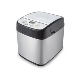 Sybo BM8601 Stainless Steel Bread Machine, 1.5 LB 19-in-1 Programmable XL Bread Maker