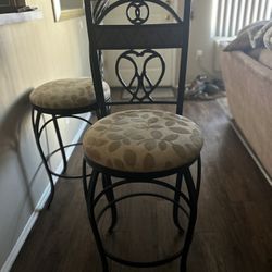 Antique Patio Chair Pair 