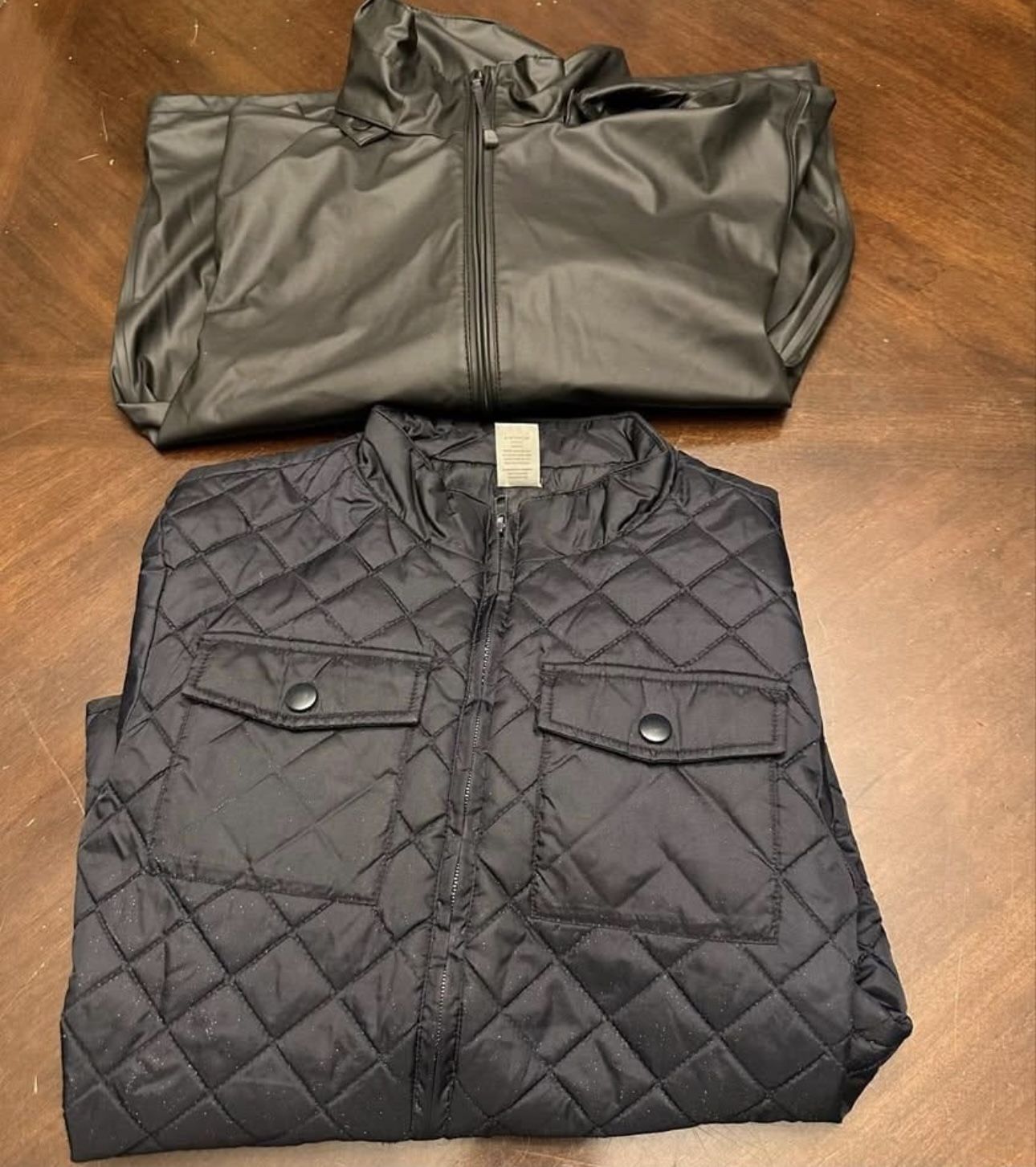 boys Helly Hansen raincoat size 12 and gymboree quilted coat 10/12