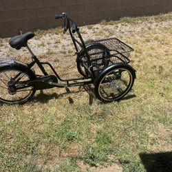 20 inches Pet Dog Cart Tricycle Shopping Three Wheel Tricycle with Basket 
