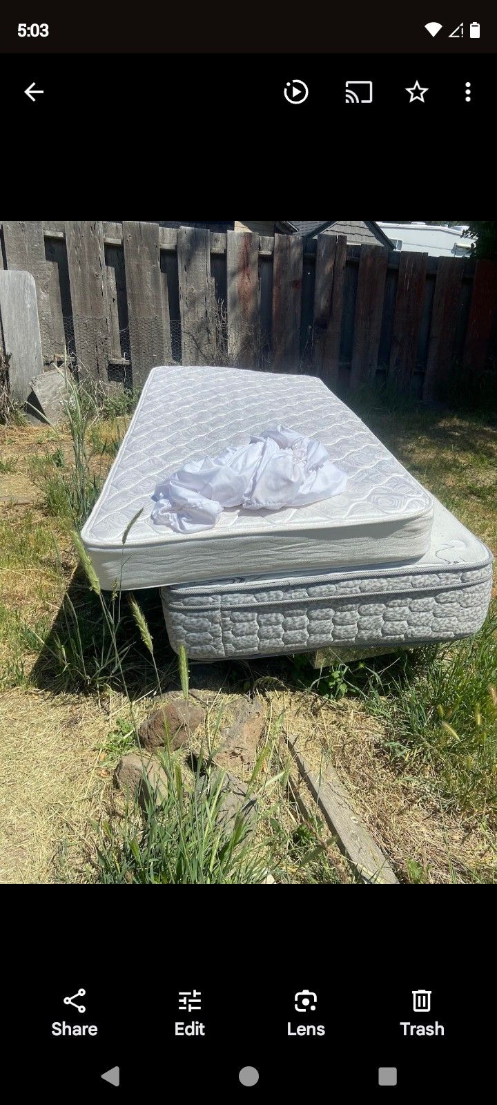 Twin Mattresses Gently Used
