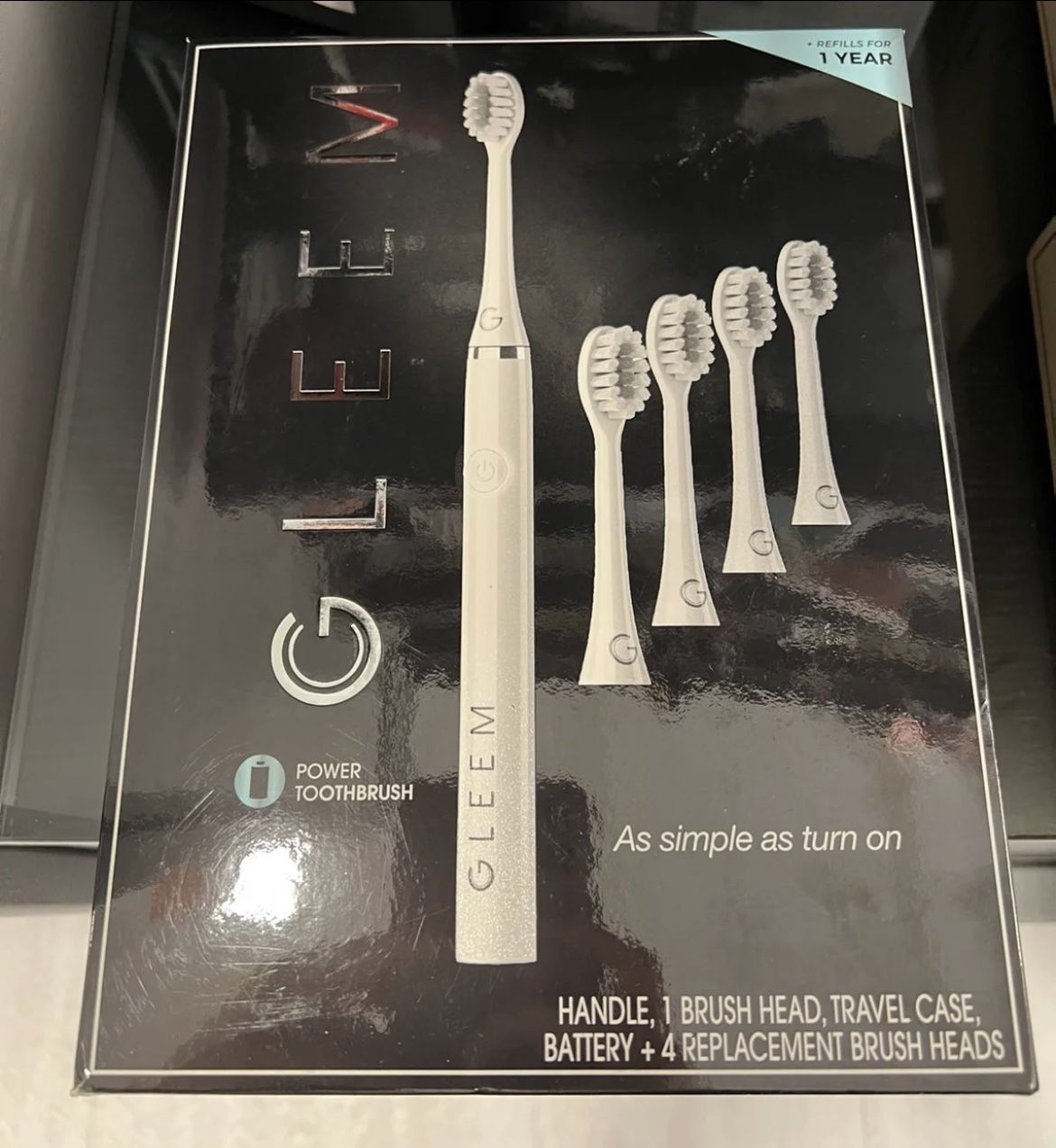 GLEEM Electric Toothbrush, Battery Powered