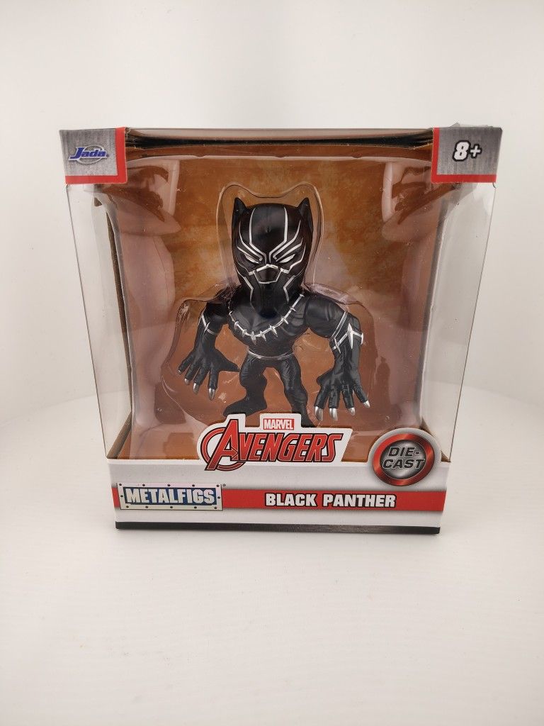 Jada Metalfigs Black Panther Marvel Comics Diecast Avengers Movie Figure New